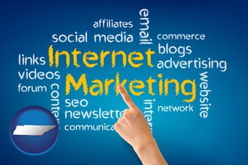 internet marketing phrases - with Tennessee icon